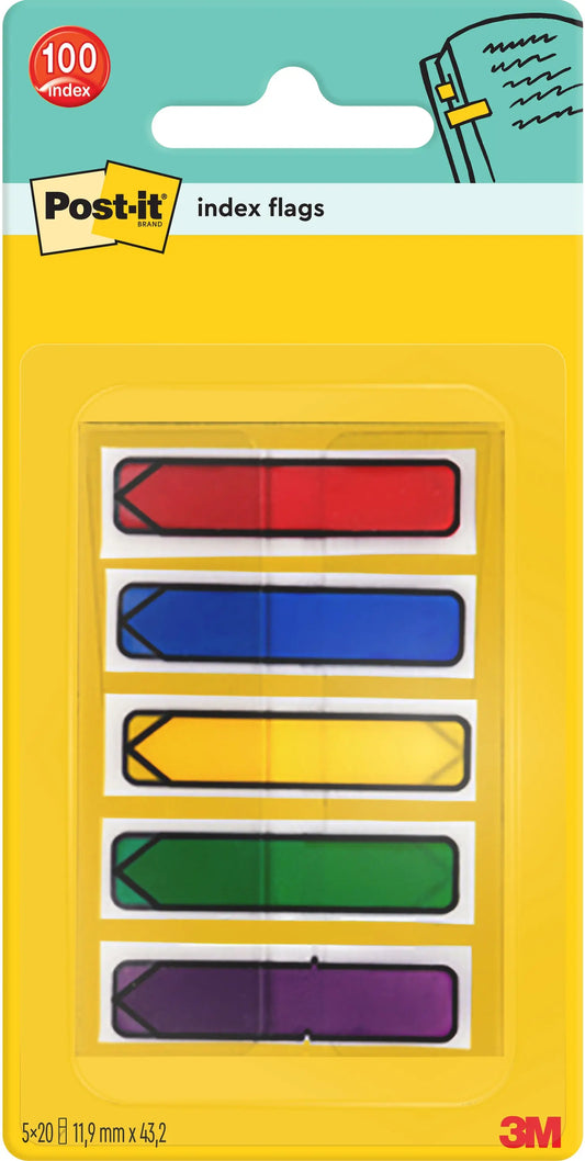 POST-IT Index Pfeile Dispenser 684-ARR1 5-farbig 5x20 Stück Idealshop