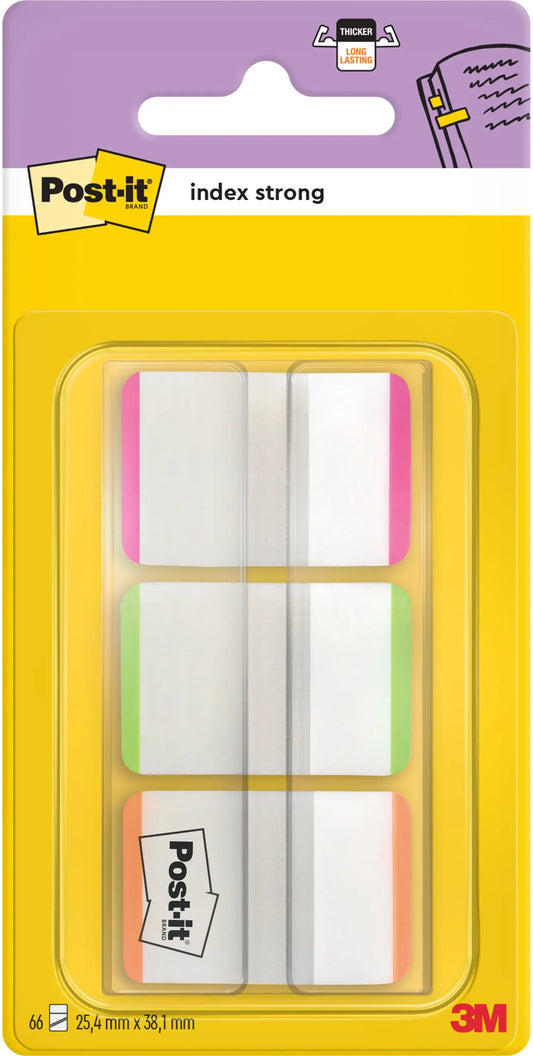 POST-IT Index STRONG Disp. 25,4x38mm 686L-PGO lila,grün,orange 3 Stück Idealshop