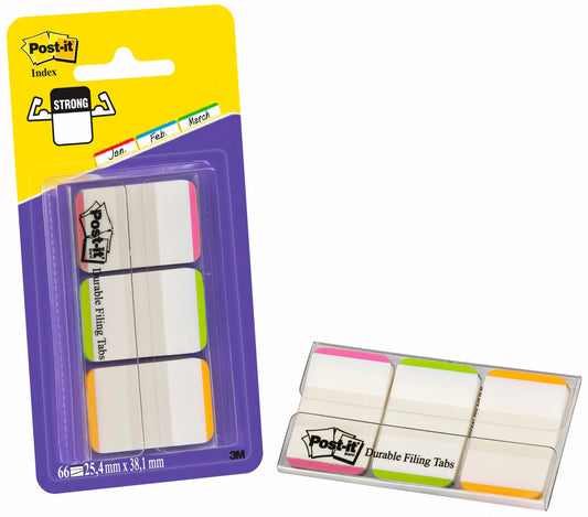 POST-IT   Index STRONG Disp.   25,4x38mm Idealshop