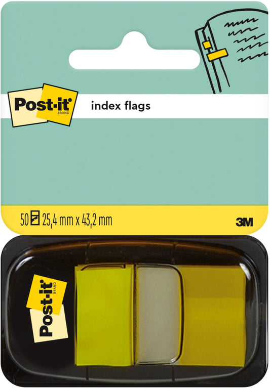 POST-IT Index Tabs 25,4x43,2mm 680-5 gelb/50 Tabs Idealshop