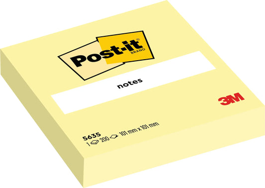 POST-IT Notes Extra Large 100x100mm 5635 gelb 200 Blatt Idealshop