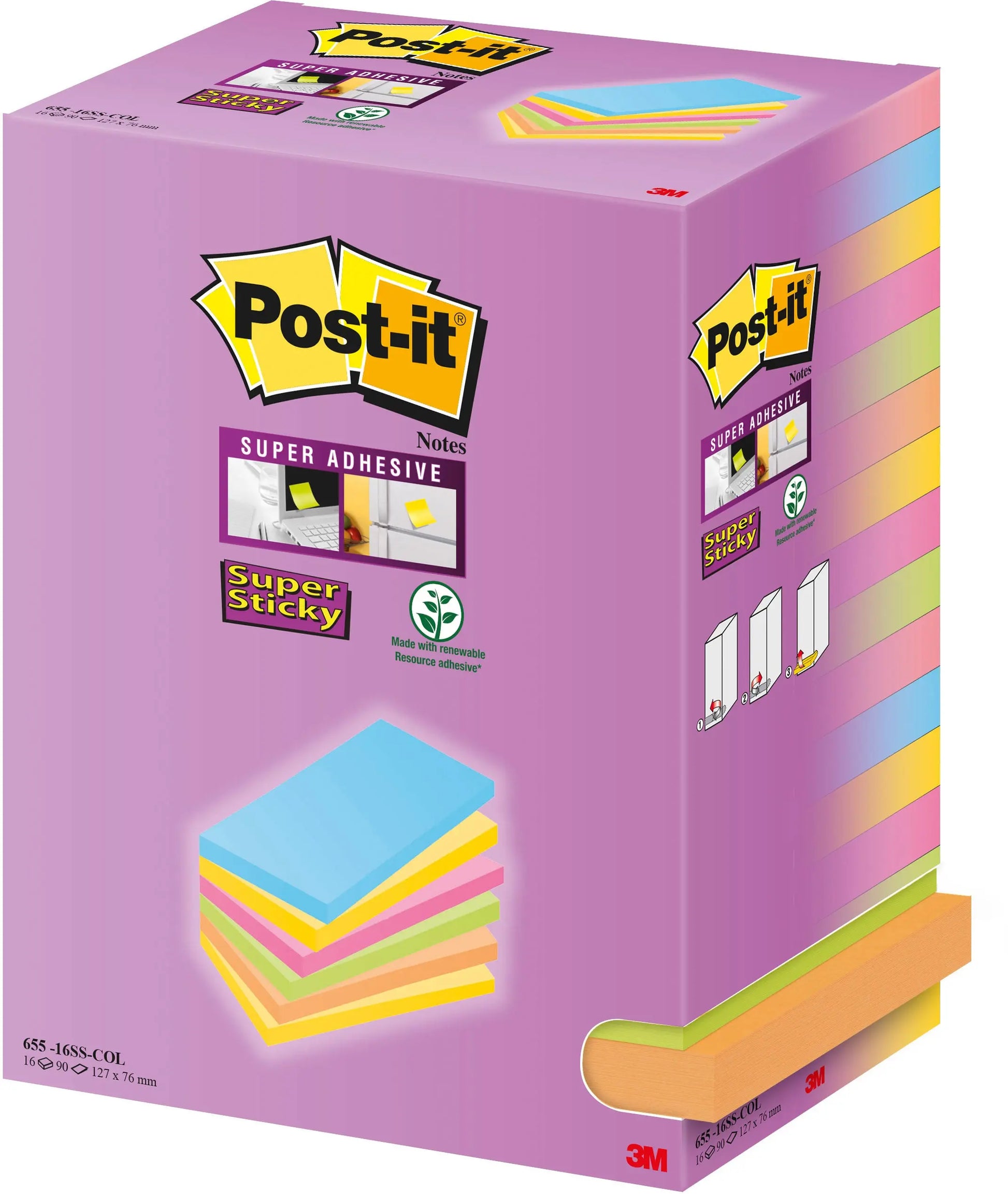 POST-IT   Super Sticky Tower    127x76mm Idealshop