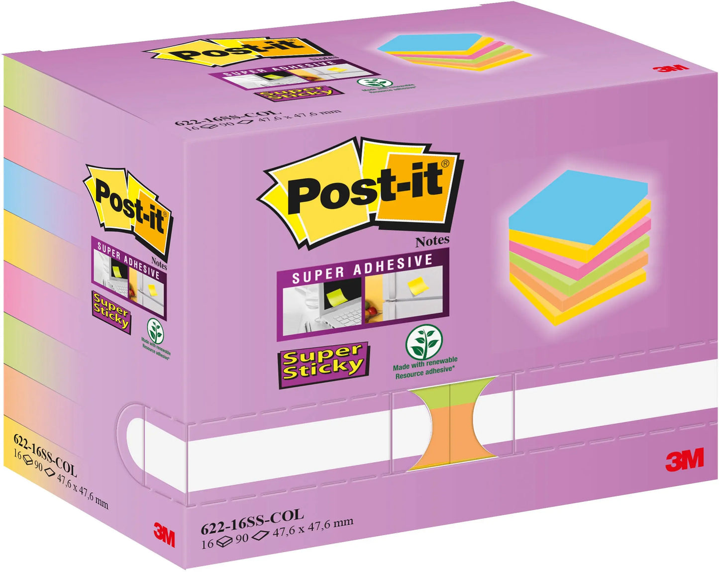 POST-IT   Super Sticky Tower 47.6x47.6mm Idealshop
