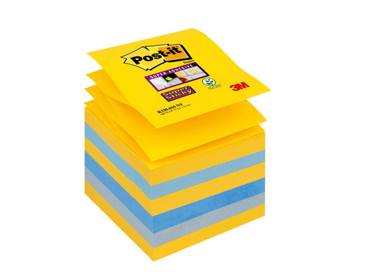 POST-IT Super Sticky Z-Notes 76x76mm R330-6SS-NY New York 4 Farben 6 x 90 Blatt Idealshop