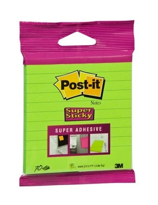 POST-IT   Block Super Sticky   100x100mm