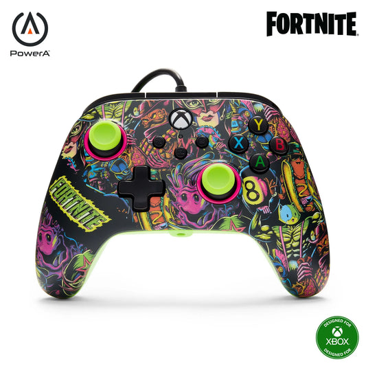 POWER A Advantage Plus Wired Ctrl. XBGP0438-01 Xbox Series XS,Fortnite Glow Idealshop