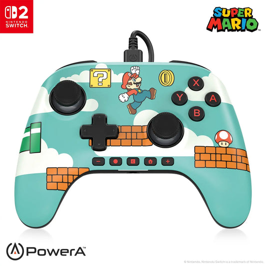 POWER A Advantage Wired Controller NSGP0527-01 NSW2, Mario Time! Idealshop