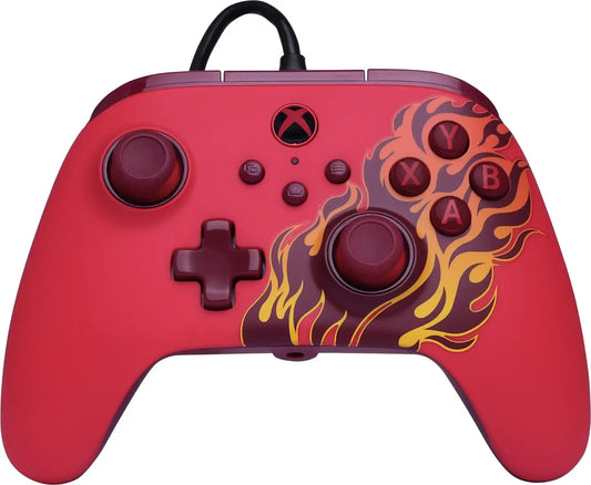 POWER A Advantage Wired Controller XBGP0543-01 Xbox Series X/S Red Blaze Idealshop