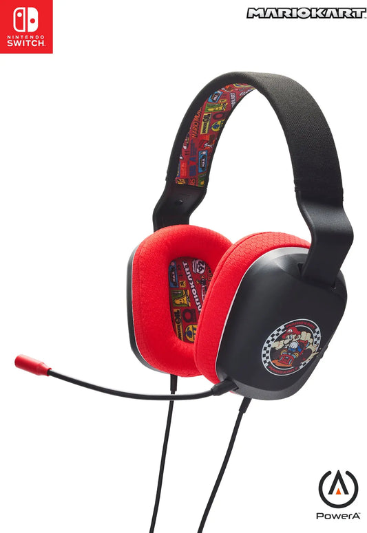 POWER A Stereo Headset NSW NSHS0398-01 Mario Kart Idealshop
