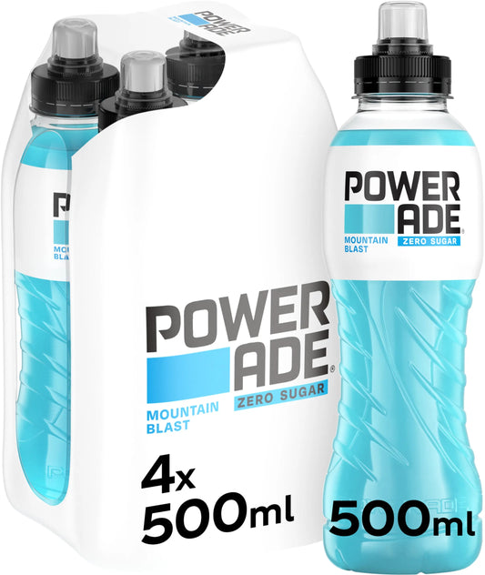 POWERADE Mountain Blast Zero 2514301 50cl, 4 Stk. Idealshop