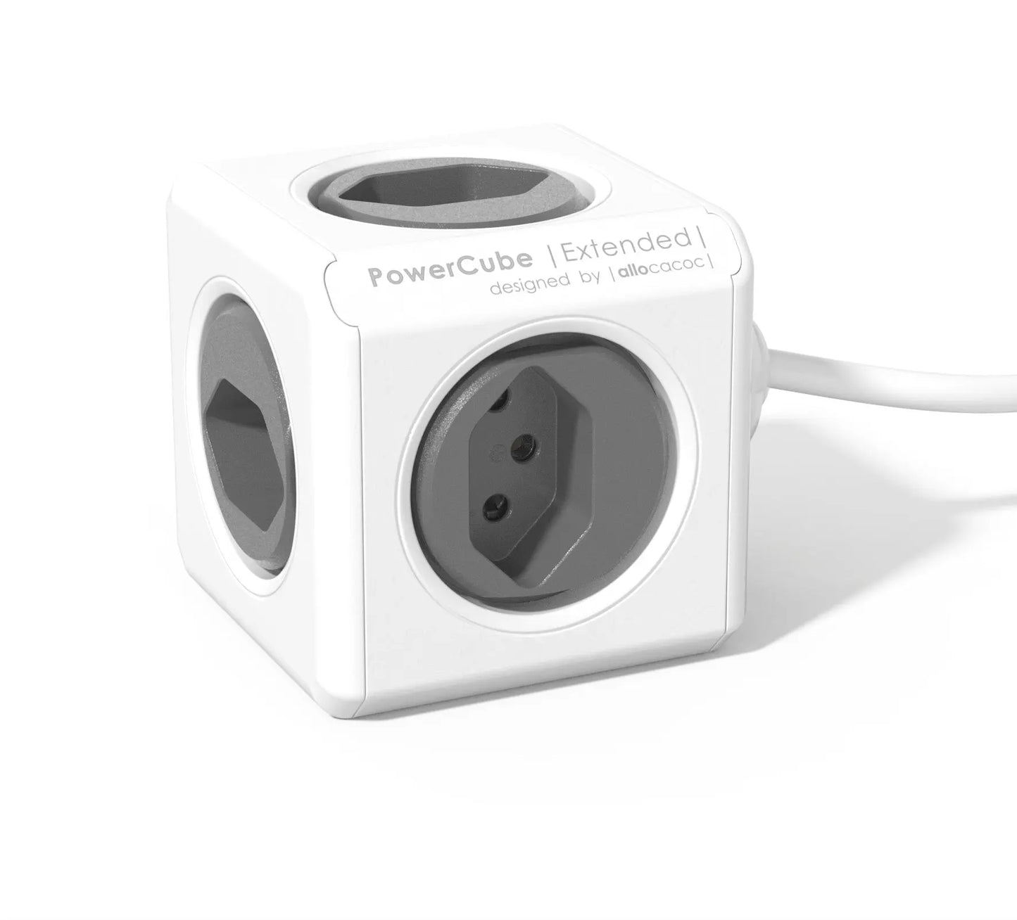 POWERCUBE Socket extend grey 66.7790GY 5xT.13,1.5m cable Idealshop
