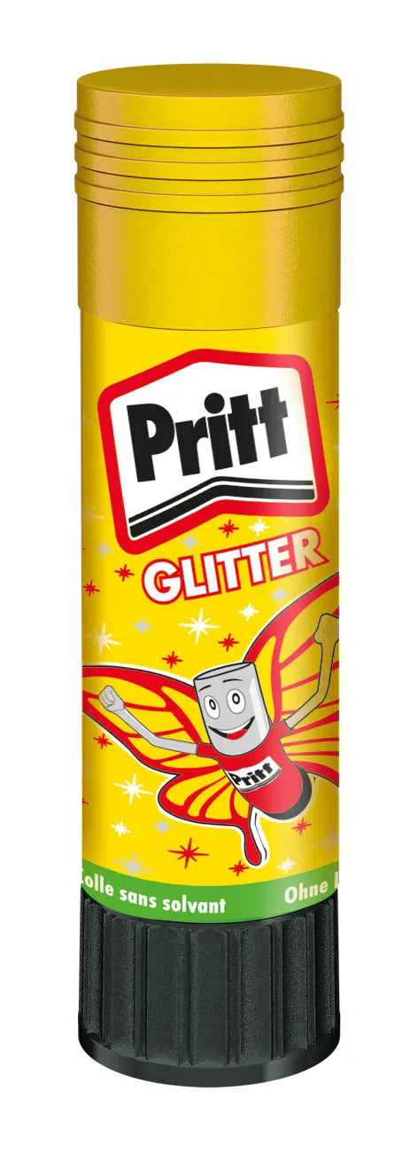 PRITT Klebestift Glitter 20g 900249 pink, rot, gelb Idealshop