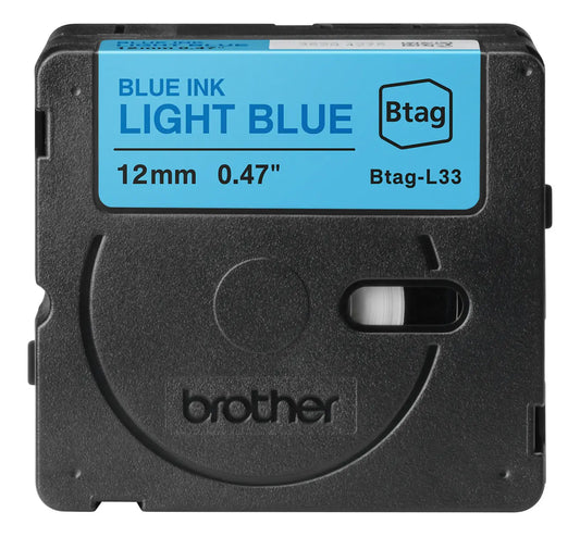 PTOUCH Band blau/hellblau n.laminiert BTAG-L33 PT-N10/N20/N25BT 12 mm Idealshop