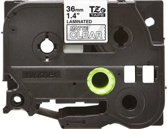 PTOUCH Band matt lamin. weiss/trans. TZE-M65 PT-D800W/D900W 36mm Idealshop