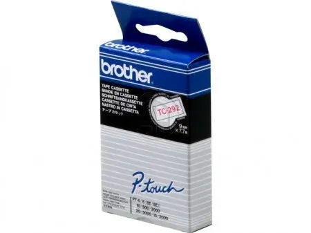 PTOUCH Band, laminiert rot/weiss TC-292 PT-3000 9 mm Idealshop