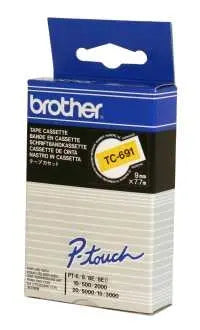 PTOUCH Band, laminiert schwarz/gelb TC-691 PT-3000 9 mm Idealshop