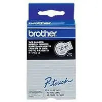 PTOUCH Band, laminiert schwarz/klar TC-101 PT-3000 12 mm Idealshop