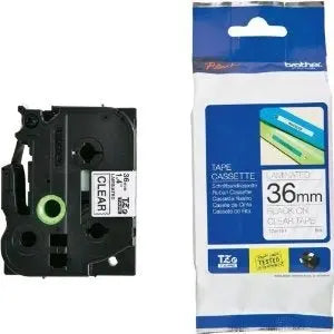 PTOUCH Band, laminiert schwarz/klar TZe-161 PT-3600 36 mm Idealshop