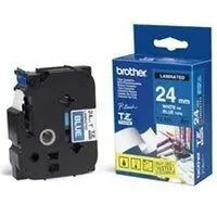 PTOUCH Band, laminiert weiss/blau TZe-555 PT-2450DX 24 mm Idealshop