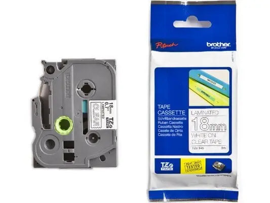 PTOUCH Band, laminiert weiss/klar TZe-145 PT-2450DX 18 mm Idealshop