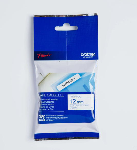 PTOUCH Band, nicht lam. blau/weiss M-K233BZ zu PT-65/75/85/110 8mx12mm Idealshop