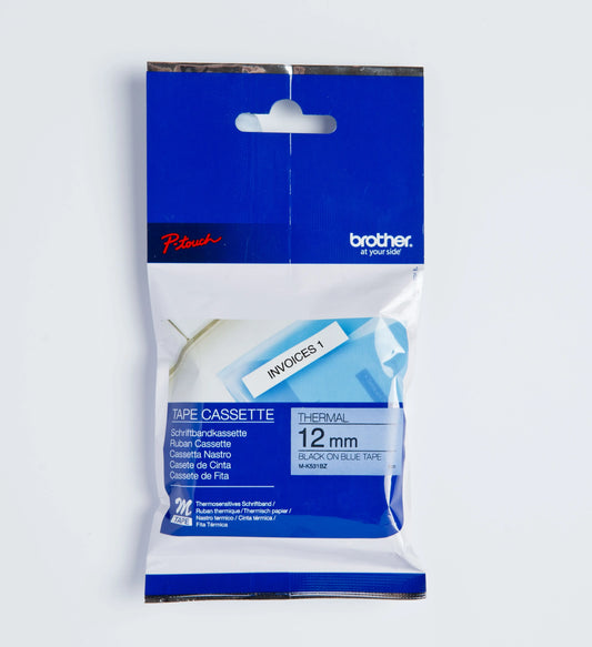 PTOUCH Band, nicht lam. schwarz/blau M-K531BZ zu PT-65/75/85/110 8mx12mm Idealshop