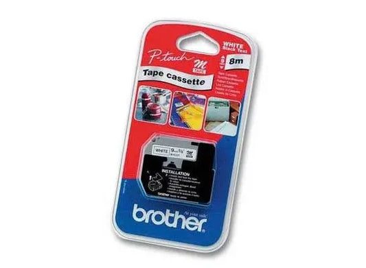 PTOUCH Band, nicht lam. schwarz/weiss M-K221BZ zu PT-65/75/85/110 8mx9mm Idealshop