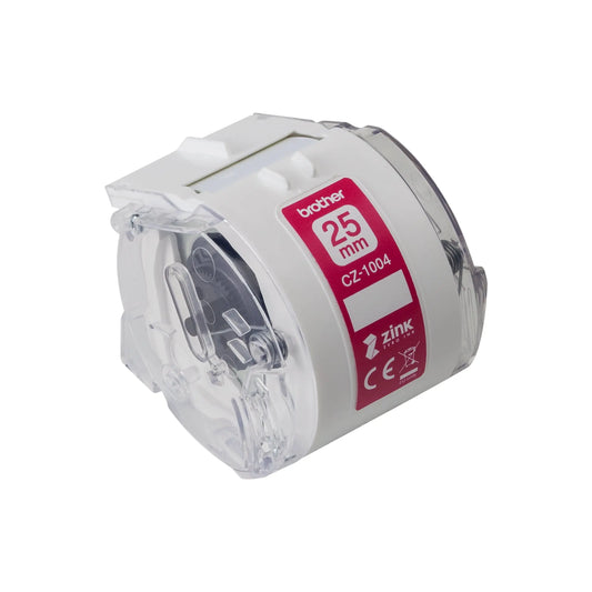 PTOUCH Colour Paper Tape 25mm/5m CZ-1004 VC-500W Compact Label Printer Idealshop