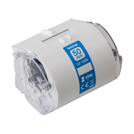 PTOUCH Colour Paper Tape 50mm/5m CZ-1005 VC-500W Compact Label Printer Idealshop
