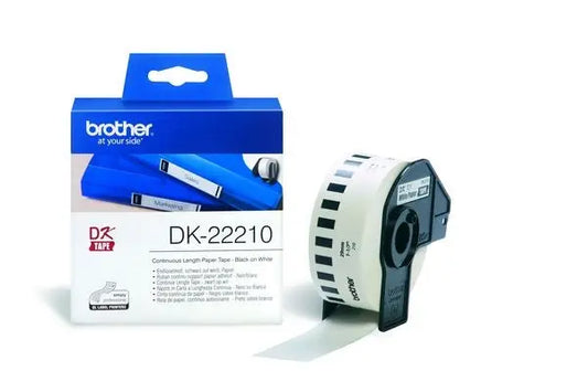PTOUCH Endlos-Etiketten 29mmx30.48m DK-22210 QL-500/550 Papier Rolle Idealshop