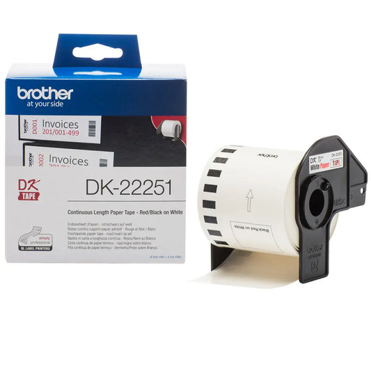 PTOUCH Endlos-Etiketten 62mmx15.24m DK-22251 QL-800 weiss Idealshop