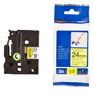 PTOUCH Flexitape lamin. schwarz/gelb TZe-FX651 zu PT-550 24 mm Idealshop