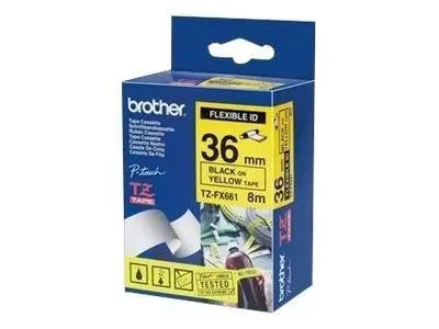PTOUCH Flexitape lamin. schwarz/gelb TZe-FX661 zu PT-550 36 mm Idealshop