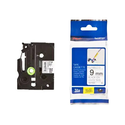 PTOUCH Flexitape lamin. schwarz/weiss TZe-FX221 zu PT-550 9 mm Idealshop