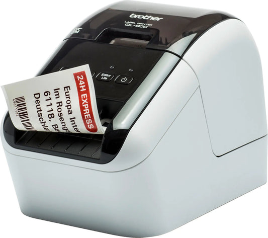 PTOUCH Labelprinter QL-800UA1 inkl. 2 Etikettenrollen Idealshop