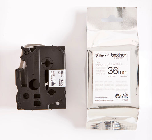 PTOUCH Reinigungsband 100 x TZe-CL6 zu PT-550,9200pc,9400 36 mm Idealshop