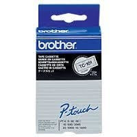 PTOUCH Band, laminiert schwarz/klar TC-101 PT-3000 12 mm Idealshop
