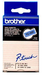 PTOUCH Band, laminiert schwarz/blau TC-501 PT-3000 12 mm Idealshop