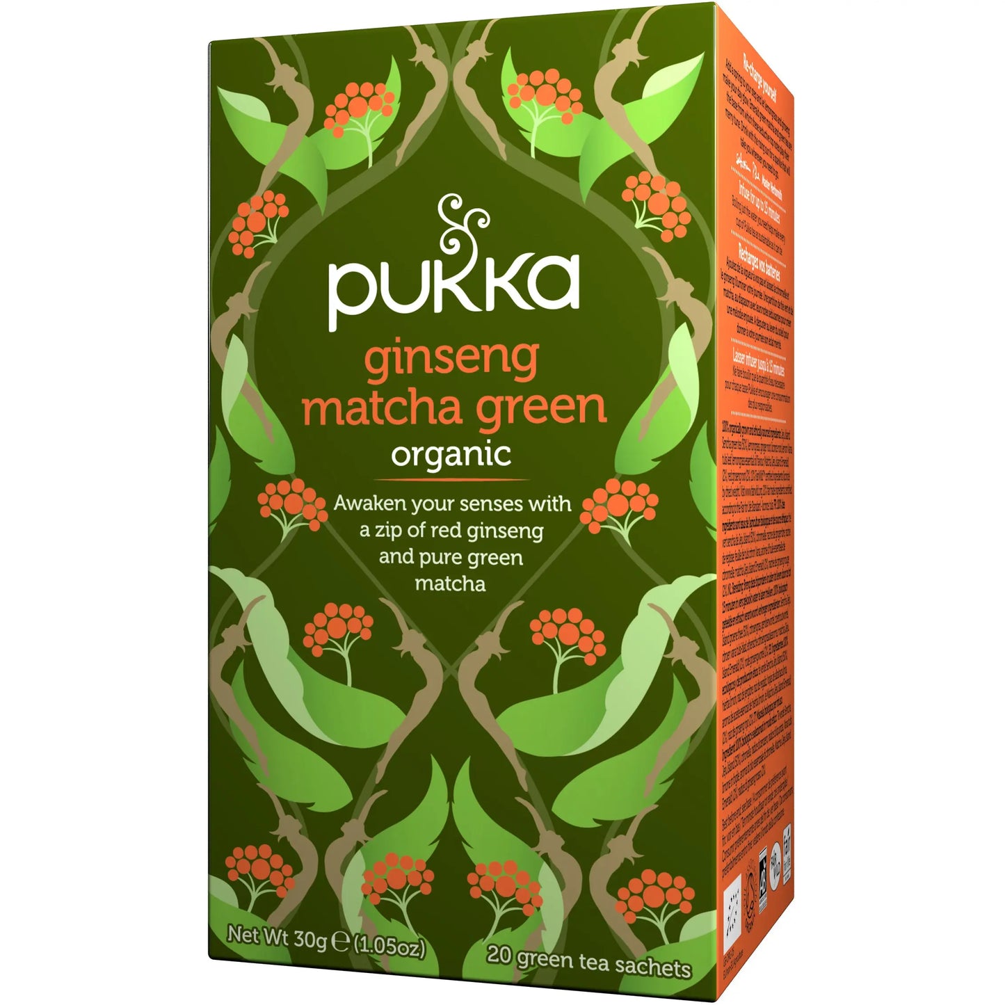 PUKKA Ginseng Matcha Green 4091008 Bio Grüntee 20 Beutel Idealshop