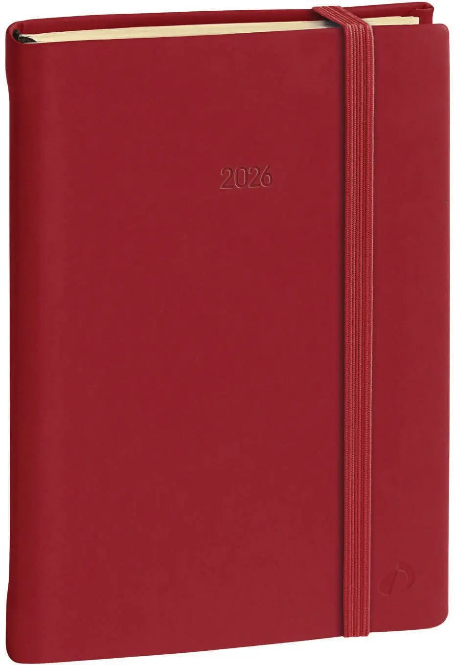 QUO-VADIS Agenda Silk Daily17 Pr. 2026 376016Q 1T/1S burgunder ML 12x17cm Idealshop