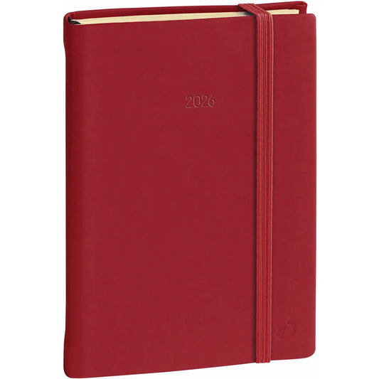 QUO-VADIS Agenda Silk Mini.Prest. 2026 286518Q 1W/2S bordeaux ML 16x24cm Idealshop