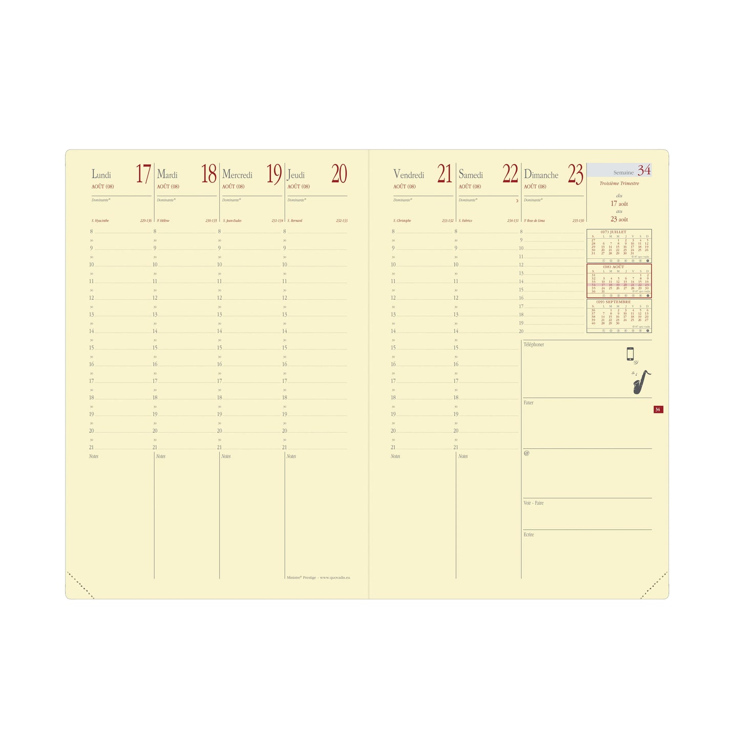QUO-VADIS Ersatzinhalt Mini.Pres. 2026 286014Q 1W/2S Soho/Silk FR 16x24cm Idealshop
