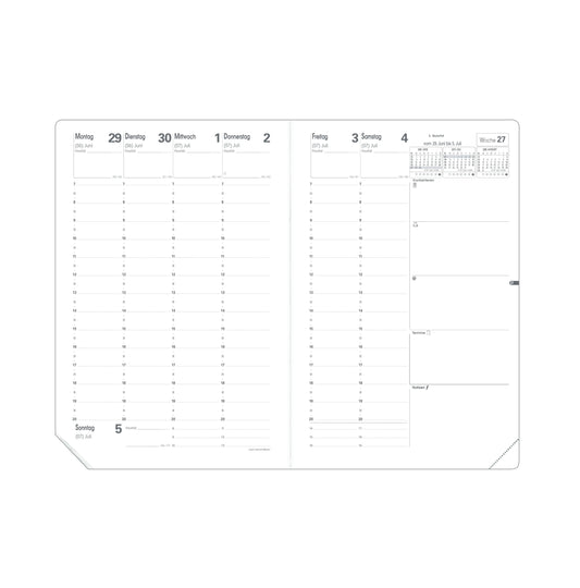 QUO-VADIS Ersatzinhalt Minister 2026 015006Q 1W/2S Impala/Soho DE 16x24cm Idealshop