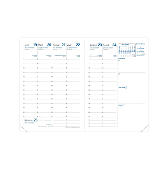 QUO-VADIS Ersatzinhalt Randonnee 2026 003004Q 1W/2S Impala/Club FR 9x12.5cm Idealshop