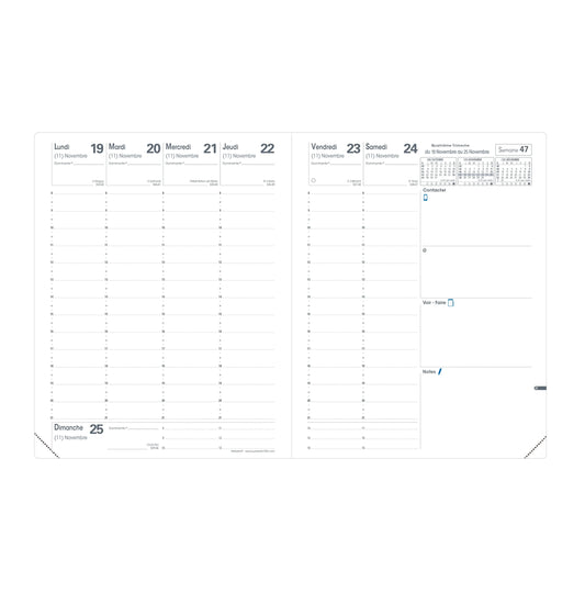 QUO-VADIS Ersatzinhalt+ Presint 2026 016017Q 1W/2S Impala/Club FR 21x27cm Idealshop