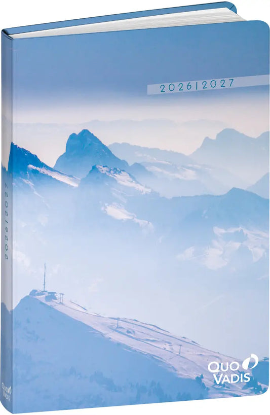 QUO-VADIS Eurotextagenda Respire 26/27 1282740Q 1T/1S 12M Berg ML 12x17cm Idealshop