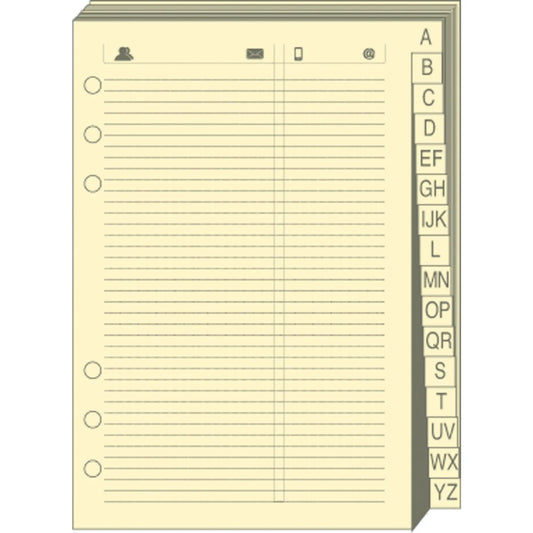 QUO-VADIS Timer 14 Telefonregister 720005Q liniert 8x12cm Idealshop
