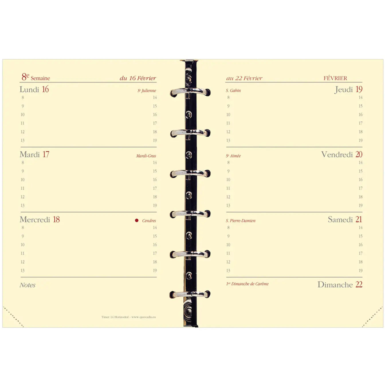 QUO-VADIS Timer14 Horizontal       24/25 Idealshop