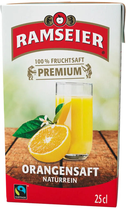 RAMSEIER Premium Orangensaft 5925 25 cl, 27 Stk. Idealshop