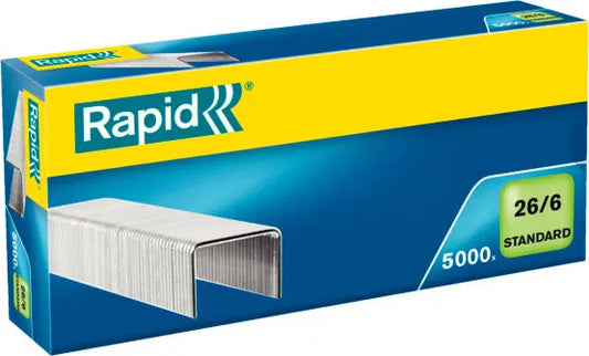 RAPID Heftklammern 26/6 mm 24861800 verzinkt 5000 Stück Idealshop